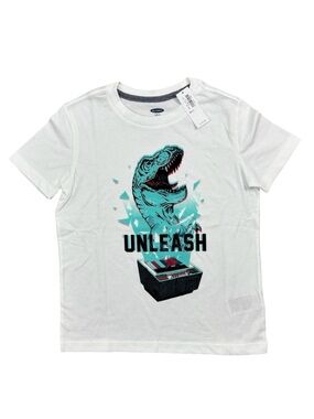 Old Navy “Unleash” Dinosaur Shirt 6/7